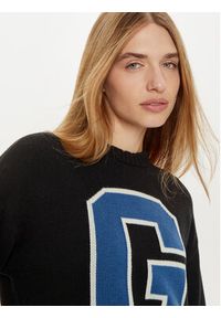 Guess Jeans Sweter W4BR11 Z3HN2 Czarny Regular Fit. Kolor: czarny. Materiał: syntetyk #3