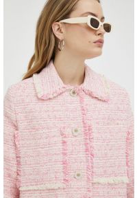 Samsoe & Samsoe - Samsoe Samsoe kurtka damska kolor różowy przejściowa. Kolor: różowy #6