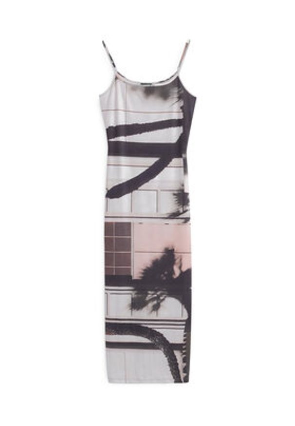 Desigual Sukienka letnia 25SWVK56 Kolorowy Regular Fit. Materiał: syntetyk. Wzór: kolorowy. Sezon: lato