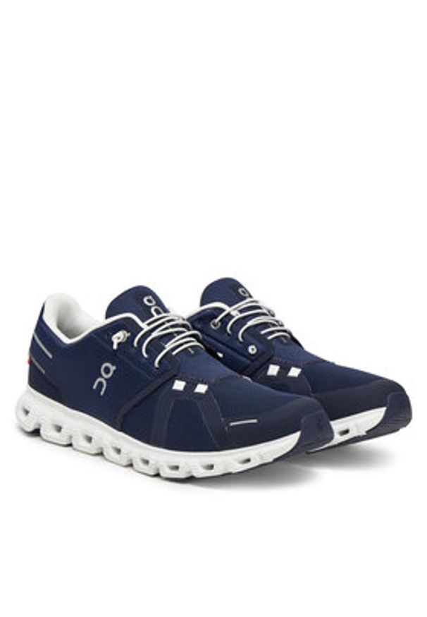 On Sneakersy Cloud 6 3MF10070692 Granatowy. Kolor: niebieski. Materiał: materiał