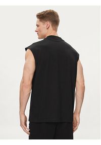 Hugo Tank top Navertz 50509773 Czarny Regular Fit. Kolor: czarny. Materiał: bawełna