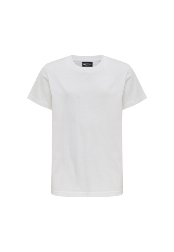 Koszulka dla dzieci Hummel Red Basic. Kolor: biały. Materiał: bawełna. Długość rękawa: krótki rękaw. Długość: krótkie. Sport: piłka ręczna