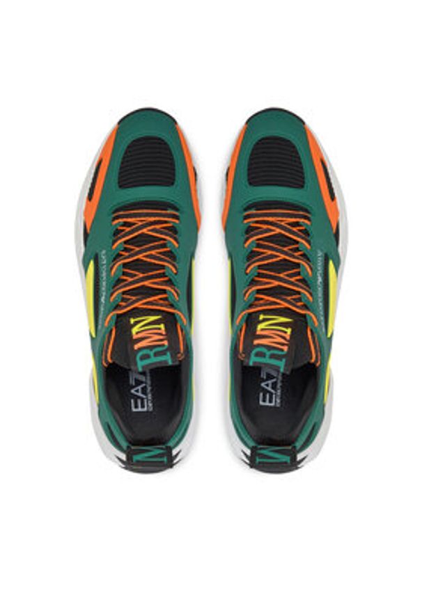 EA7 Emporio Armani Sneakersy X8X174 XK377 U052 Czarny. Kolor: czarny. Materiał: materiał