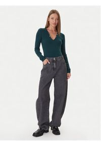Patrizia Pepe Sweter 2K0331/K7S0-G619 Zielony Regular Fit. Kolor: zielony. Materiał: wiskoza #4
