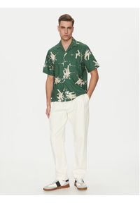 Lacoste Koszula CH0113 Zielony Relaxed Fit. Kolor: zielony. Materiał: bawełna