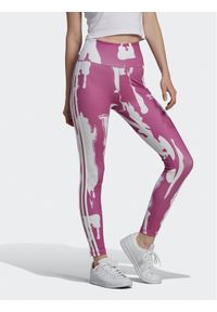 Adidas - adidas Legginsy THEBE MAGUGU HK5195 Fioletowy Tight Fit. Kolor: fioletowy. Materiał: syntetyk