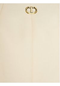 TwinSet - TWINSET Kamizelka 241TT2100 Écru Slim Fit. Materiał: wiskoza #2