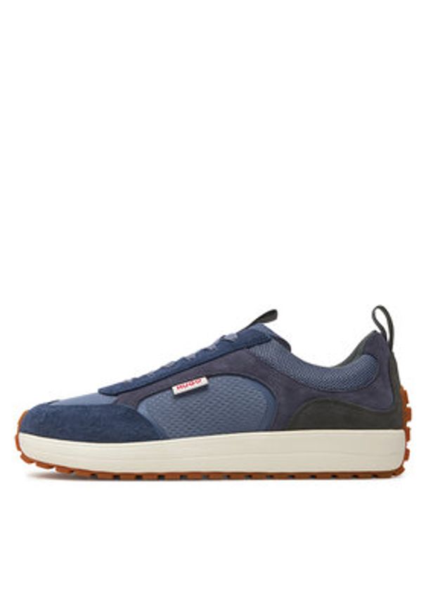 Hugo Sneakersy Cilan Tenn Mesd 50517016 Granatowy. Kolor: niebieski. Materiał: materiał