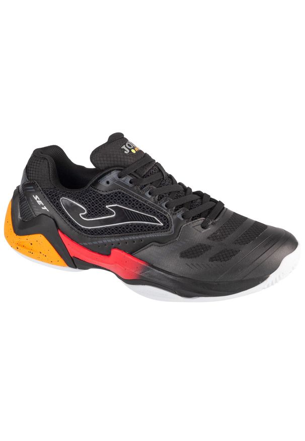 Buty tenisowe męskie Joma Set Men. Kolor: wielokolorowy, czerwony, pomarańczowy, czarny. Sport: tenis