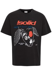 !SOLID - Solid T-Shirt 21107529 Czarny Regular Fit. Kolor: czarny. Materiał: bawełna #1