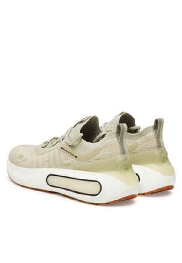 Under Armour Sneakersy UA Phantom 4 3027593 Beżowy. Kolor: beżowy. Materiał: materiał
