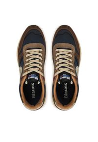 Blauer Sneakersy F5RAY02/NUS Kolorowy. Materiał: skóra, zamsz. Wzór: kolorowy #3