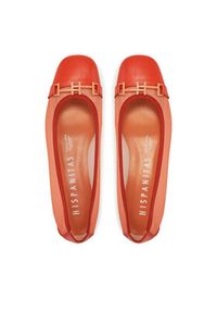 Hispanitas Półbuty HV253992 Koralowy. Kolor: pomarańczowy. Materiał: skóra #5