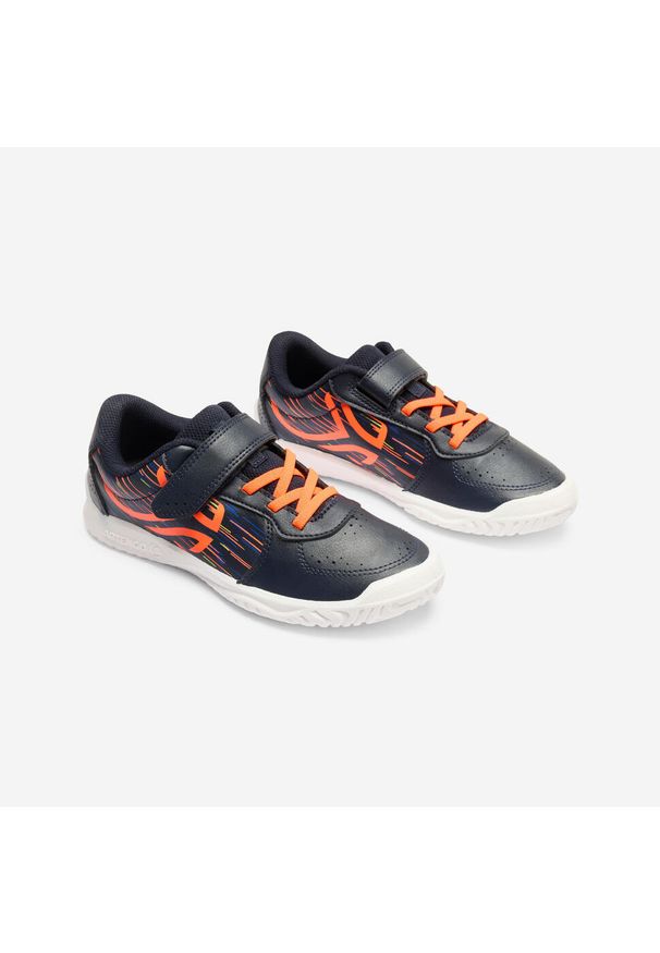 Decathlon - Buty dla dzieci Artengo TS 130. Zapięcie: rzepy. Kolor: niebieski, czerwony, biały, pomarańczowy, wielokolorowy. Materiał: poliester. Sport: turystyka piesza