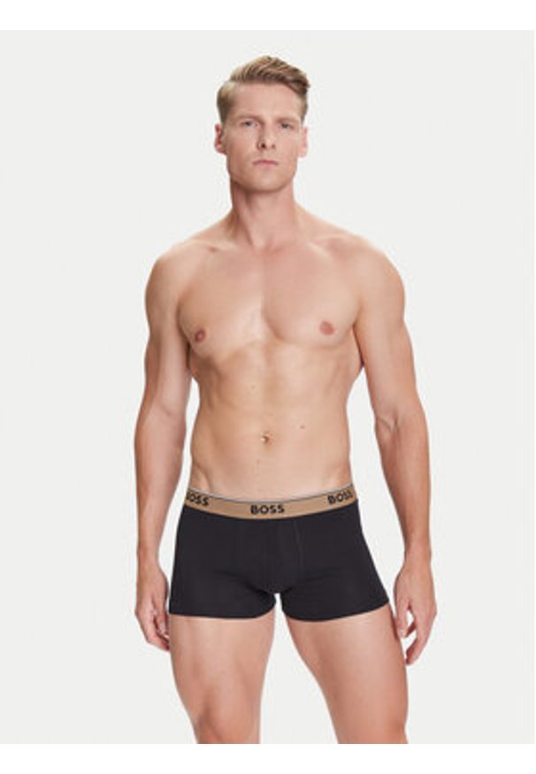 BOSS Komplet bokserek 50531684 Czarny. Kolor: czarny. Materiał: bawełna