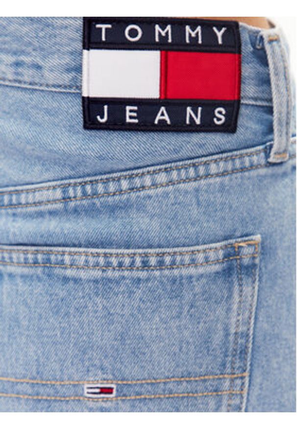 Tommy Jeans Spódnica jeansowa Izzie DW0DW15628 Niebieski Regular Fit. Kolor: niebieski. Materiał: bawełna
