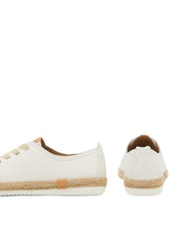 Lasocki Espadryle WI16-BENTA-01 Biały. Kolor: biały. Materiał: skóra