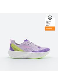KIPRUN - Buty do biegania damskie Kiprun KipX. Kolor: zielony, fioletowy, wielokolorowy, żółty