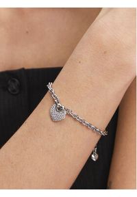 Guess Bransoletka JUBB05 214JW Srebrny. Materiał: metalowe. Kolor: srebrny #3