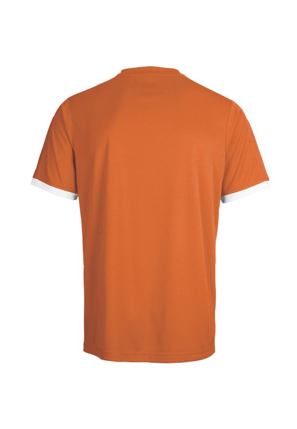 Koszulka piłkarska z krótkim rękawem męska Hummel Core SS Poly Jersey. Kolor: pomarańczowy. Materiał: jersey. Długość rękawa: krótki rękaw. Długość: krótkie. Sport: piłka nożna