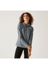 Regatta - Polar damski Montes. Kolor: niebieski, szary, biały, wielokolorowy. Materiał: poliester, polar. Sport: turystyka piesza #1