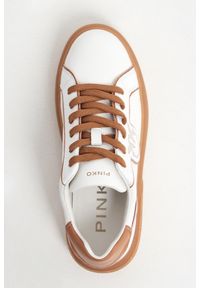 Pinko - Sneakersy damskie skórzane PINKO. Materiał: skóra #2