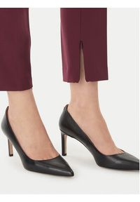 Hugo - HUGO Spodnie materiałowe Hedima-1 50544742 Fioletowy Slim Fit. Kolor: fioletowy. Materiał: syntetyk #5