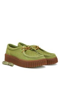 Clarks Półbuty Torhill Bee 26181186 Zielony. Kolor: zielony. Materiał: zamsz, skóra #5