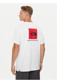 The North Face T-Shirt Redbox NF0A2TX2 Biały Regular Fit. Kolor: biały. Materiał: bawełna #3