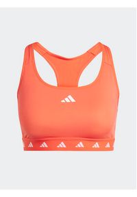 Adidas - adidas Biustonosz sportowy Powerreact Training IT6645 Czerwony. Kolor: czerwony. Materiał: syntetyk