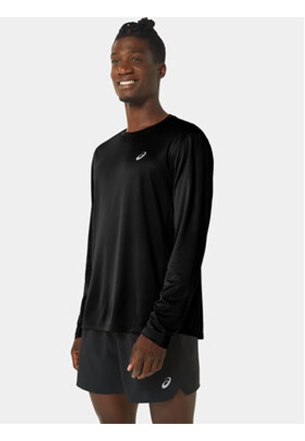 Asics Longsleeve Katakana Ls 2011C758 Czarny Ahletic Fit. Kolor: czarny. Materiał: syntetyk. Długość rękawa: długi rękaw
