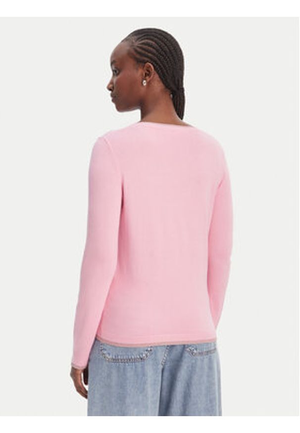 Liu Jo Sweter WA6282 MS49I Różowy Regular Fit. Kolor: różowy. Materiał: wiskoza