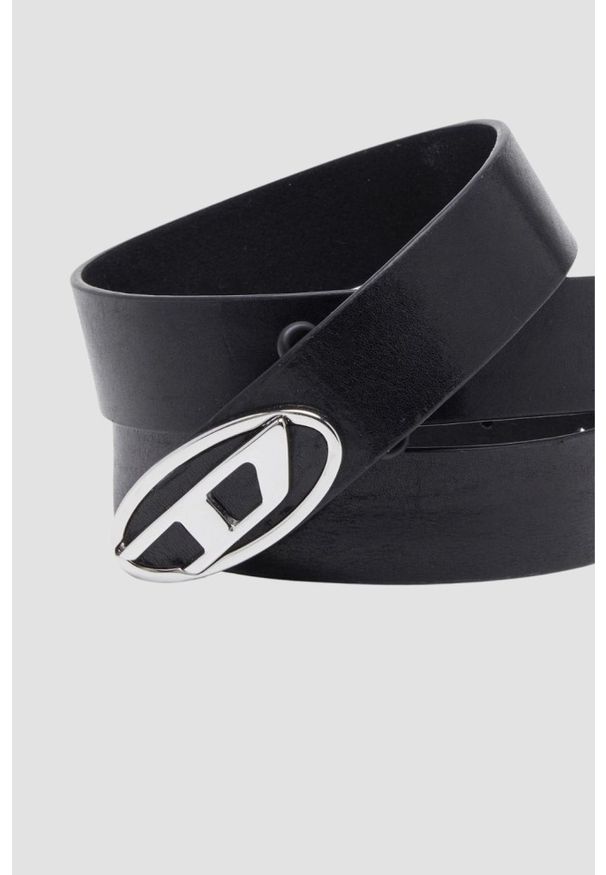 Diesel - DIESEL Czarny męski pasek B-1DR-LAYER, Rozmiar 100. Kolor: czarny