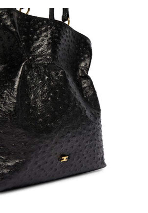 Elisabetta Franchi Torebka BS-02N-62E2-V1000 Czarny. Kolor: czarny. Materiał: skórzane