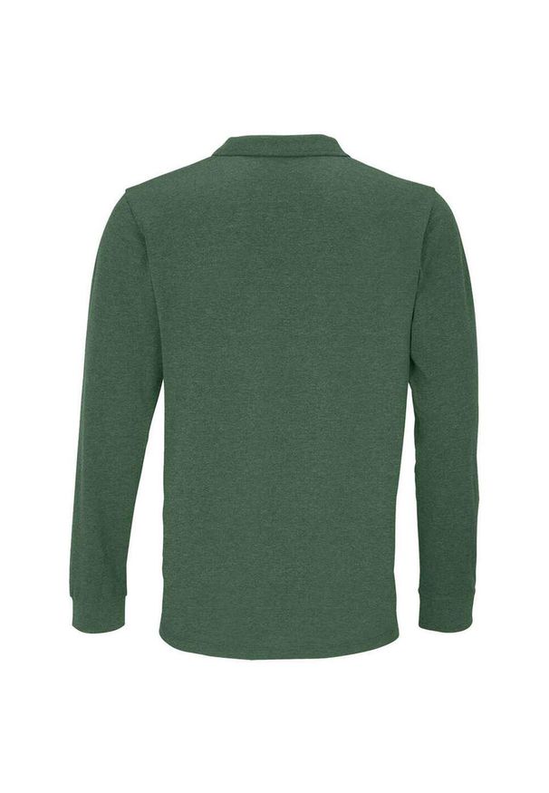 SOL'S - Koszulka Polo Z Długim Rękawem Dla Dorosłych Unisex Planet. Okazja: na co dzień. Typ kołnierza: polo. Kolor: zielony. Długość rękawa: długi rękaw. Długość: długie. Styl: casual