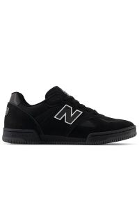 Buty New Balance Numeric NM600TER - czarne. Kolor: czarny. Materiał: guma, skóra, syntetyk, dresówka, materiał. Szerokość cholewki: normalna. Sport: skateboard, fitness, bieganie