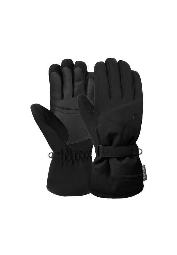 Reusch - Rękawice damskie REUSCH Susan GORE-TEX. Kolor: czarny. Technologia: Gore-Tex. Sezon: zima. Sport: narciarstwo