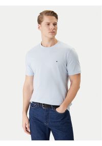 TOMMY HILFIGER - Tommy Hilfiger T-Shirt MW0MW39995 Błękitny Regular Fit. Kolor: niebieski. Materiał: bawełna #1