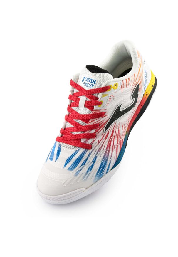 Joma Rebound 2476 Buty halowe Biało/Czerwone roz. 42,5. Okazja: na co dzień. Kolor: wielokolorowy, biały, czerwony. Sport: piłka nożna