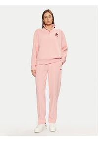 Guess Bluza V5RQ01 KCLD1 Różowy Regular Fit. Kolor: różowy. Materiał: bawełna #3