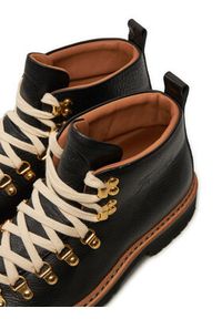 Fracap Trapery Magnifico M120 Czarny. Kolor: czarny. Materiał: skóra