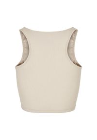 Urban Classics - Top W Prążki Dla Pań I Panów. Kolor: biały. Wzór: prążki. Sport: turystyka piesza