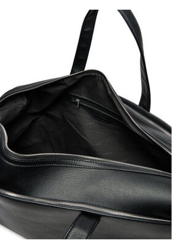 Puccini Torba TD242-1 Czarny. Kolor: czarny. Materiał: skóra