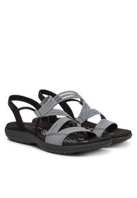 skechers - Skechers Sandały Reggae Slim-Skech Appeal 41180/BKW Czarny. Kolor: czarny. Materiał: materiał #3