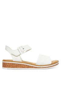 Sandały Rieker. Kolor: biały #1