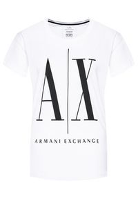 Armani Exchange T-Shirt 8NYTCX YJG3Z 5100 Biały Regular Fit. Kolor: biały. Materiał: bawełna #3