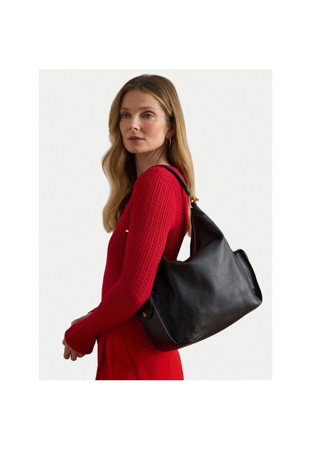 Lauren Ralph Lauren - Torebka LAUREN RALPH LAUREN. Kolor: czarny