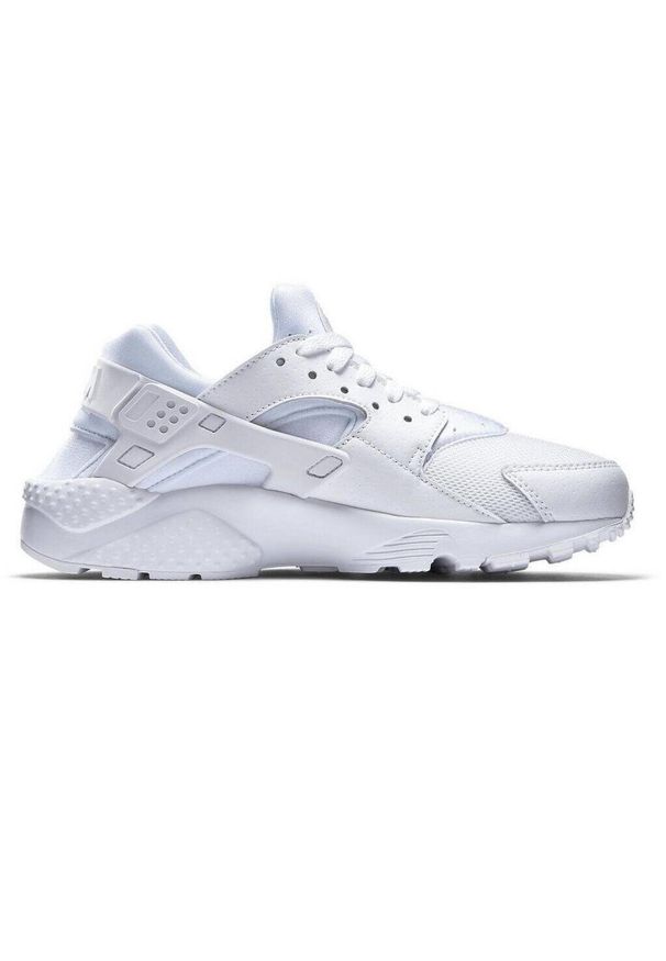 Buty do chodzenia dla dzieci Nike Air Huarache Run Gs sportowe. Kolor: biały. Model: Nike Air Huarache, Nike Huarache. Sport: turystyka piesza, bieganie