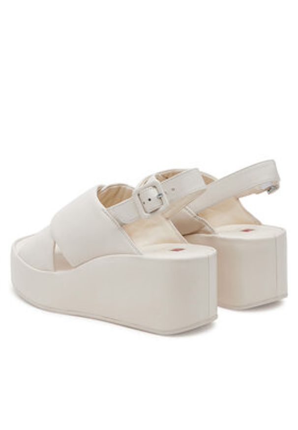 HÖGL Sandały Lucie 9-102500 Écru. Materiał: skóra