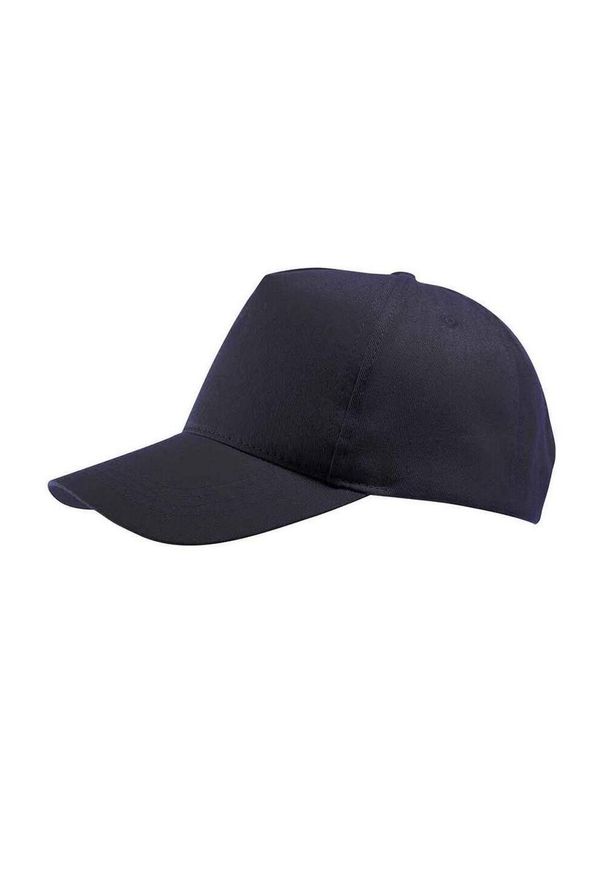 SOL'S - Buzz 5 Panel Baseball Cap. Kolor: niebieski
